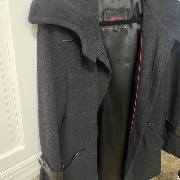 Arte Pelle Peacoat MADE IN CANADA Size L - Picture 3 of 3